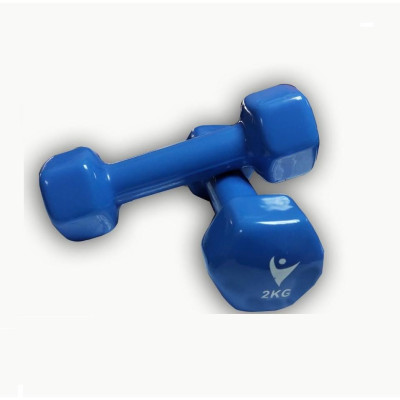 Bộ cặp tạ tay  4kg bọc cao su (Tổng 8kg)- Màu ngẫu nhiên