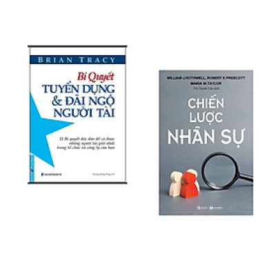 Combo sách dành cho các nhà Lãnh Đạo:  Bí Quyết Tuyển Dụng Và Đãi Ngộ Người Tài (Tái Bản)+Chiến Lược Nhân Sự /Tặng Bookmark Happy Life