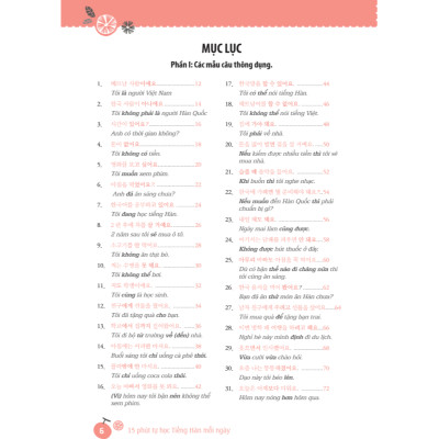 Sách - 15 phút tự học tiếng Hàn mỗi ngày Mcbooks