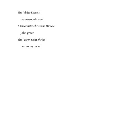 Let It Snow: Film Tie-In