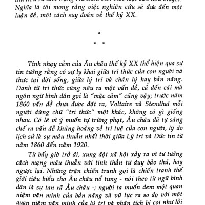 Cuộc Phiêu Lưu Tư Tưởng Văn Học Châu Âu Thế Kỷ XX (1900-1959)