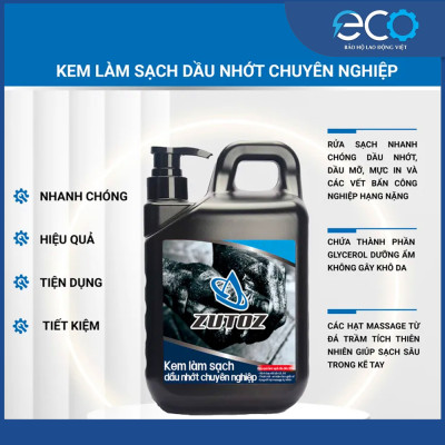 Dung Dịch Tẩy Dầu Nhớt ZUTOZ – Tẩy Dầu Máy, Nhớt Xe – Garage, Cơ Khí – Không Gây Hại Da Tay 500ml / 1L / 2L | Chính Hãng