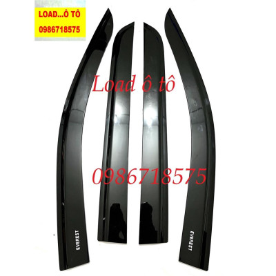 Vè Che Mưa Đen Xe Ford Everest 2023-24 Mẫu Mới Màu Đen Cao Cấp Chữ Everest