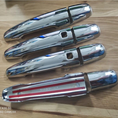 Ốp Tay Nắm, Hõm Cửa Xe Dành Cho Suzuki Xl7 2020-2021 Mạ Crom, Full bộ ốp tay hõm cửa xe ô tô mạ crom