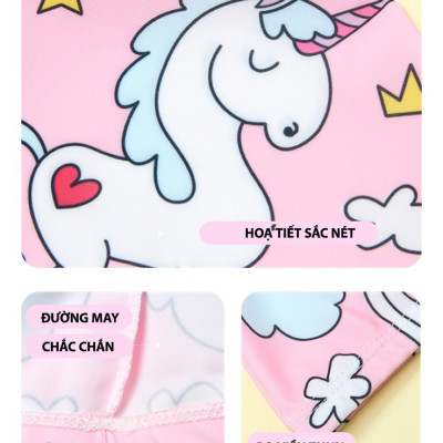 Nón bơi vải trẻ em co giãn đàn hồi nhiều mẫu hoạt hình Sportslink