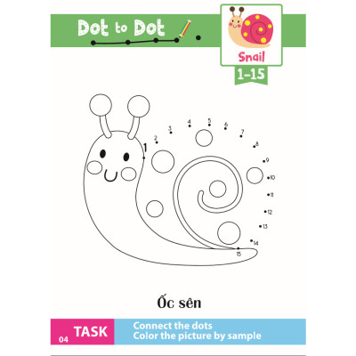 Sách - Combo 8 Cuốn: Nối số & Tô màu thông minh thế giới động vật - Song ngữ Việt Anh - ndbooks