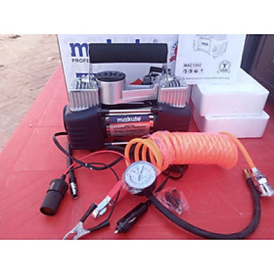 Máy bơm lốp xe hơi Makute, 2 xi lanh MAC1202- Hàng chính hãng