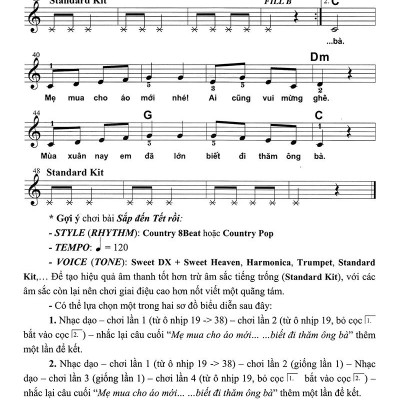 Thực Hành Biểu Diễn Organ Cho Thiếu Nhi – Tập 4