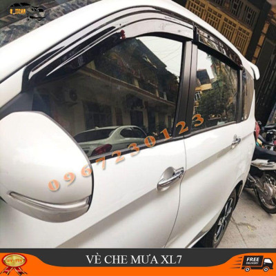 Vè che mưa Suzuki XL7 đen thái dày hàng chuẩn form