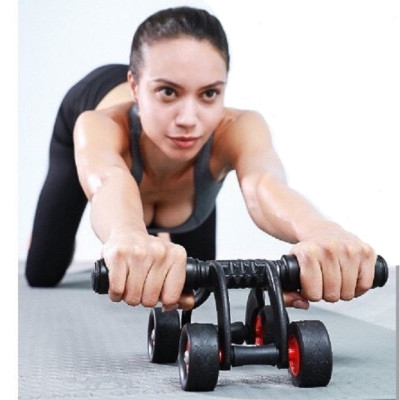 Con Lăn Tập Bụng 4 Bánh + Đệm Lót