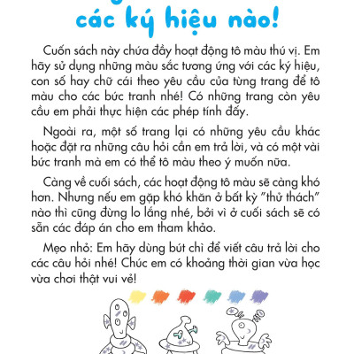 25++ Hoạt Động Rèn Luyện Trí Sáng Tạo Và Tư Duy Cho Trẻ -Tô Màu Theo Ký Hiệu