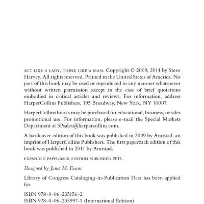 Act Like A Lady, Think Like A Man