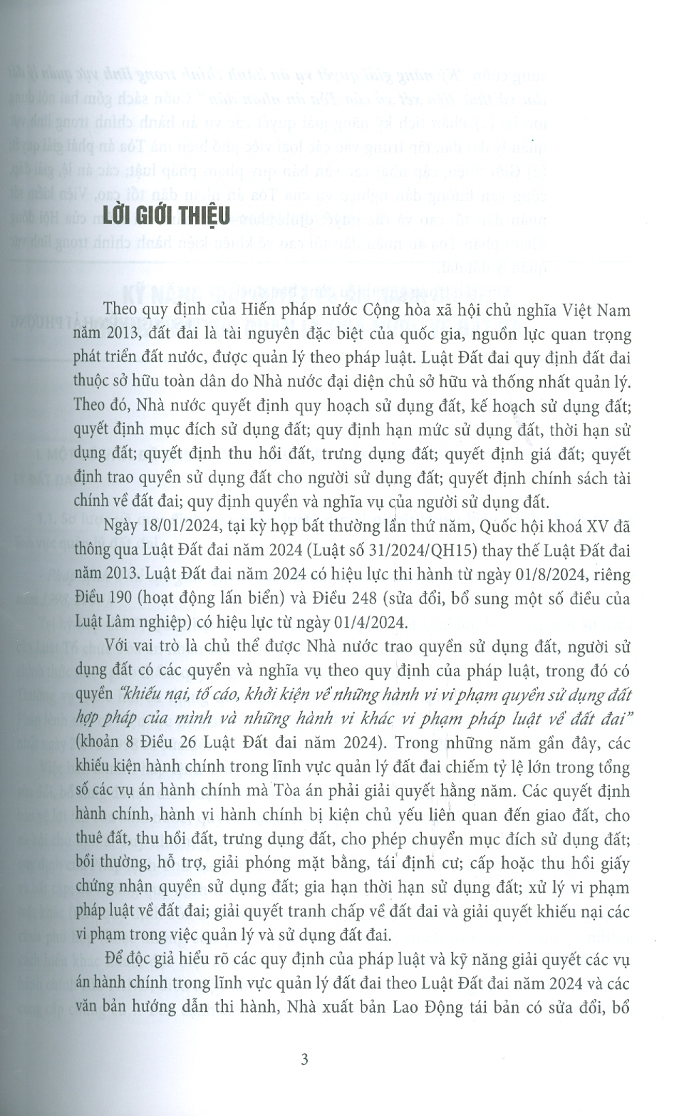 Kỹ Năng Giải Quyết Vụ Án Hành Chính Trong Lĩnh Vực Quản Lý Đất Đai Và Thực Tiễn Xét Xử Của Toà Án Nhân Dân - Tái Bản Lần Thứ Nhất, Có Sửa Đổi, Bổ Sung Theo Luật Đất Đai Năm 2024