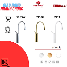 VÒI LAVABO ĐỒNG THAU NÓNG LẠNH EUROVINTO CAO CẤP MÃ 5953W