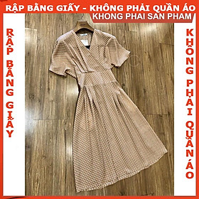 Rập giấy đầm tay liền 875 (BẢN VẼ)