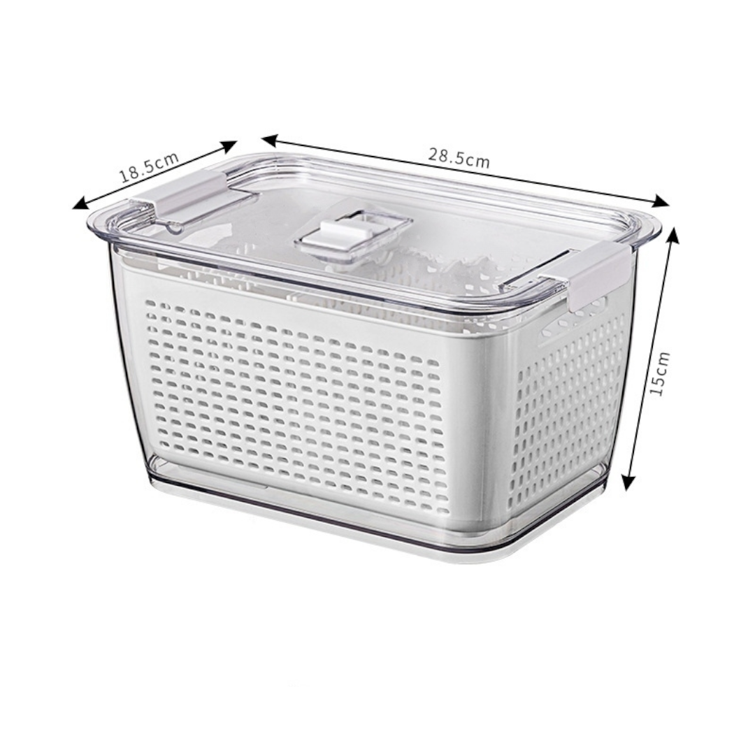 Bộ hộp đựng thực phẩm Hokori gồm 2 hộp hộp to & trung MH6588+6589