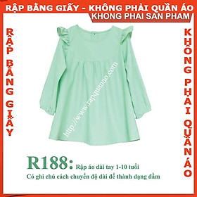 Rập giấy A0 mã R188 (BẢN VẼ)