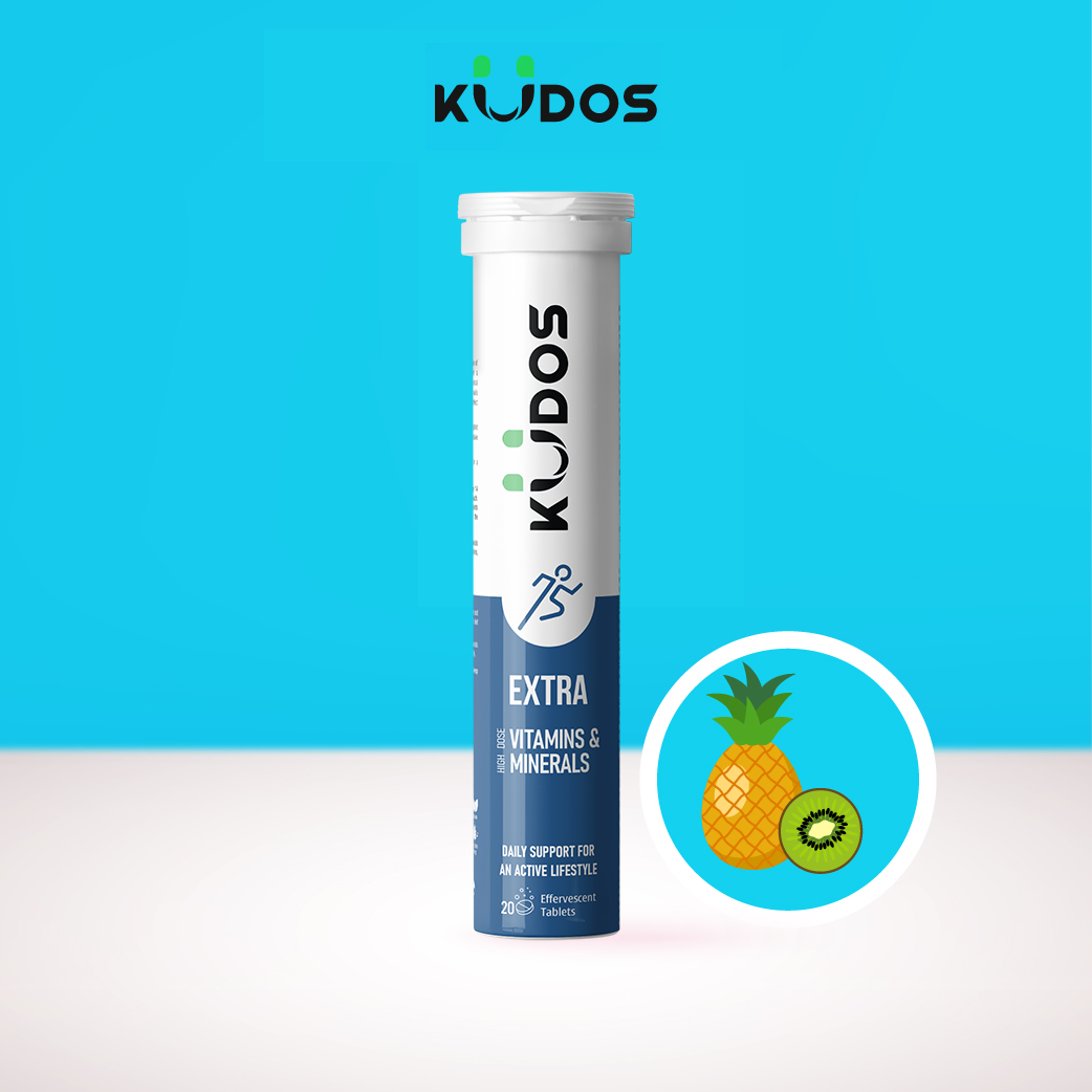 Combo Thực phẩm bảo vệ sức khỏe KUDOS VITAMIN C 1000MG + KUDOS EXTRA HIGH DOSE VITAMINS & MINERALS (20 viên/ tuýp)