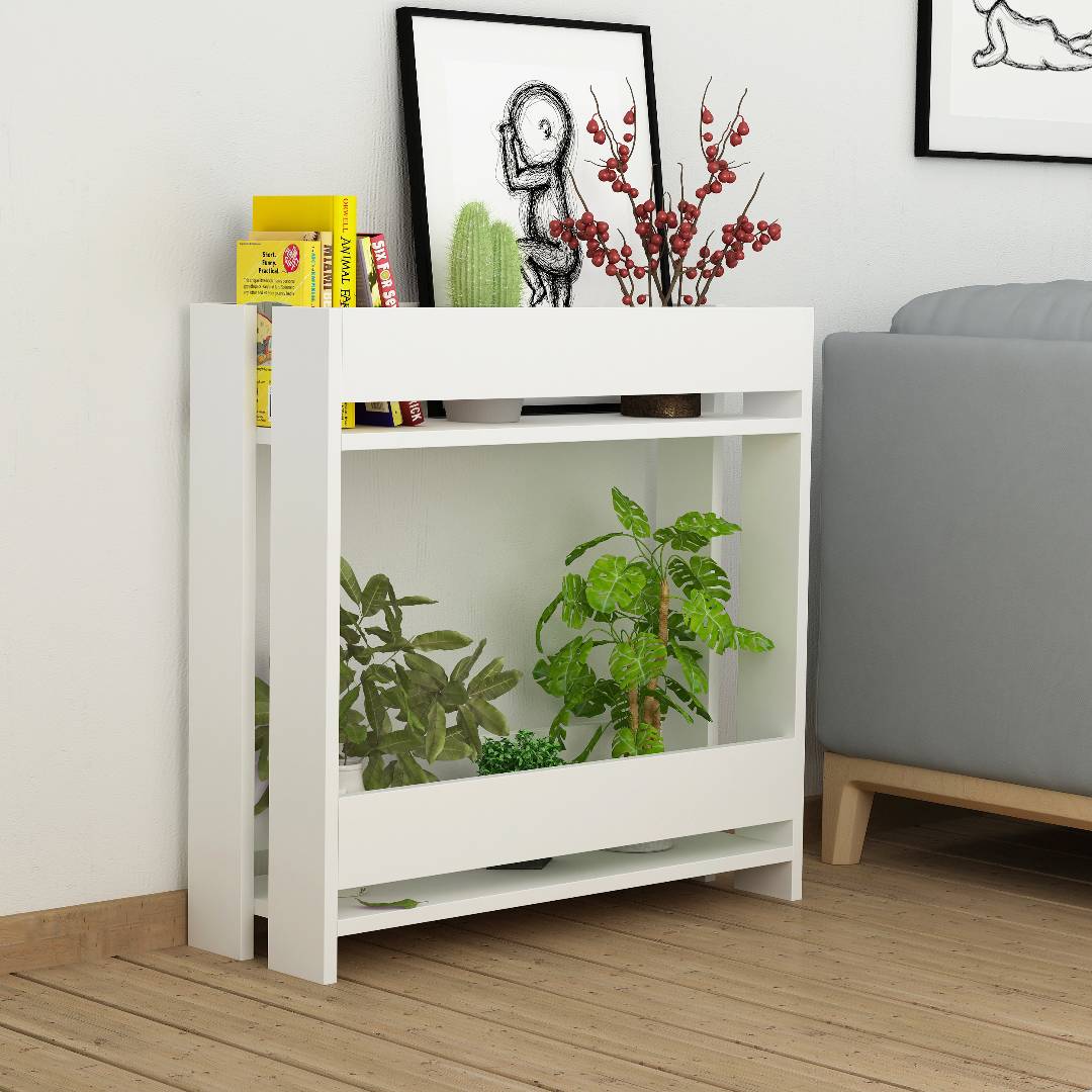 Kệ gỗ trang trí cây cảnh SMLIFE Pearson