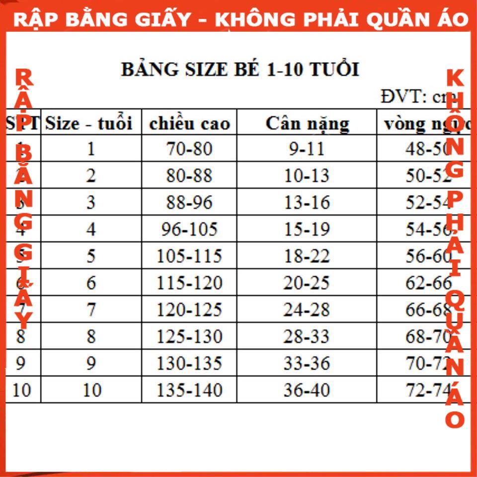 Rập giấy đầm piyama bé R456- bản vẽ