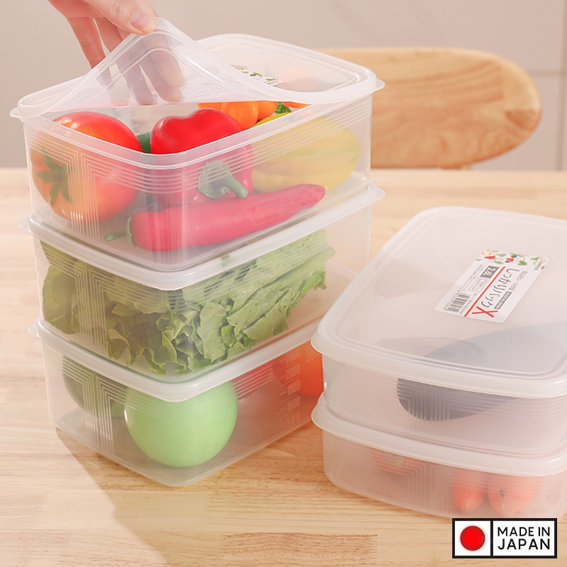 Bộ 3 hộp đựng thực phẩm 3L cỡ lớn nắp kín dùng cho quán ăn, nhà hàng Nội địa Nhật Bản
