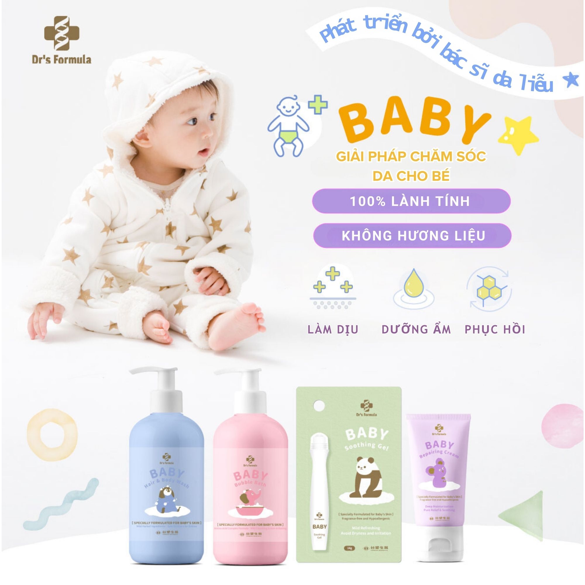 Gel Làm Dịu Da Cho Bé Dr