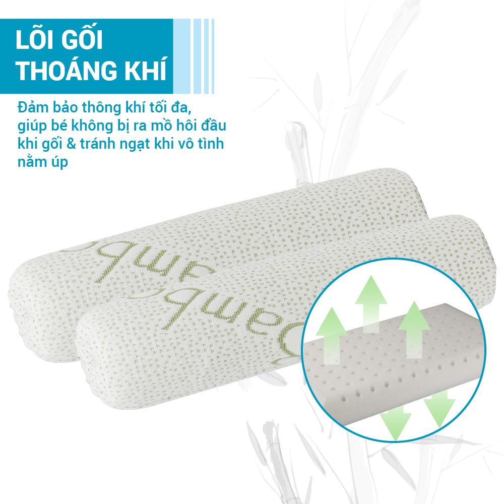 Gối chặn cho bé vải sợi tre bamboo kháng khuẩn cho bé Comfybaby CFN02