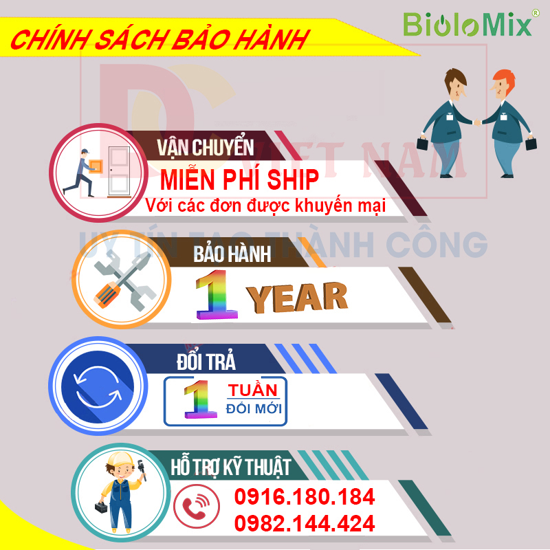 Máy xay sinh tố chuyên nghiệp Biolomix A8700 Công suất 2200W-Dung Tích 2Lít, Bảo hành động cơ lên tới 7 năm,- Hàng nhập khẩu