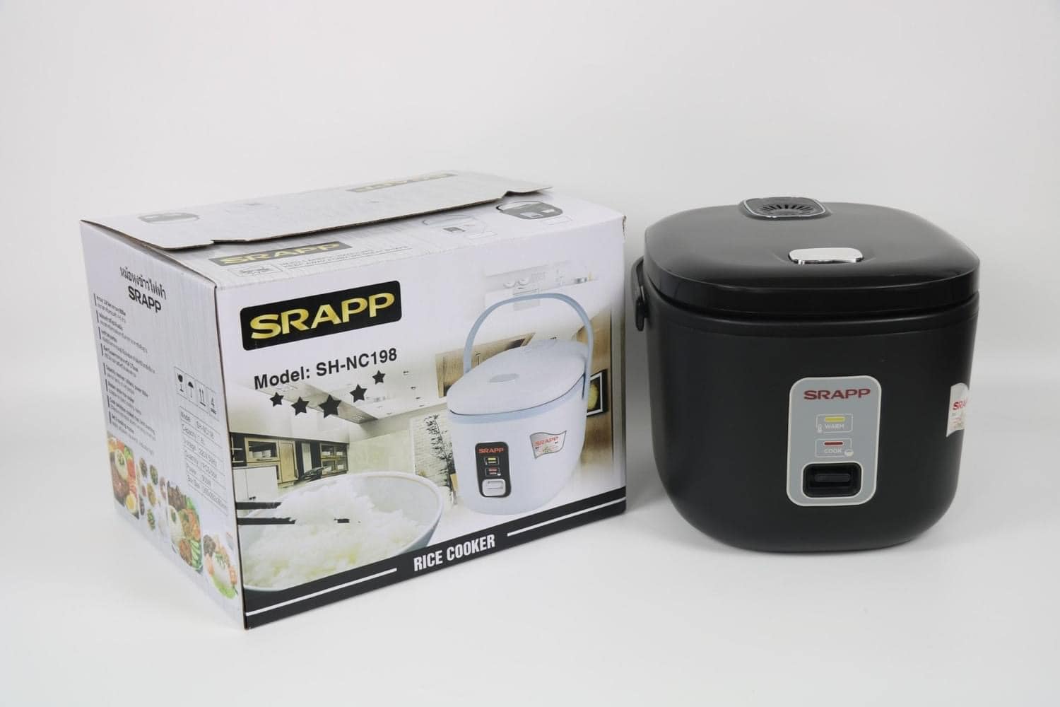 Nồi Cơm Điện SRAPP SH-NC198 1,8Lít - Màu Ngẫu Nhiên - Hàng Chính Hãng
