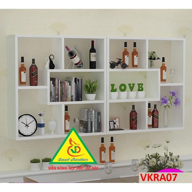 Kệ trang trí treo tường VKRA07 - Nội thất lắp ráp