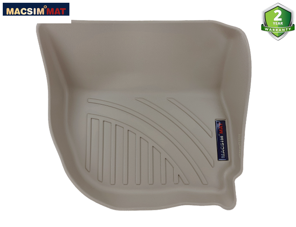 Thảm lót sàn xe ô tô Honda City 2015-đến nay Nhãn hiệu Macsim chất liệu nhựa TPV cao cấp màu be (FDW-037)