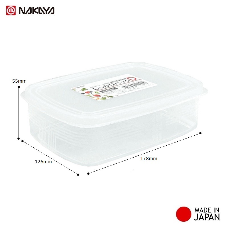 Hộp đựng thực phẩm nhựa PP cao cấp không chứa các hoạt chất gây hại 830mL - Hàng Nhật nội đia