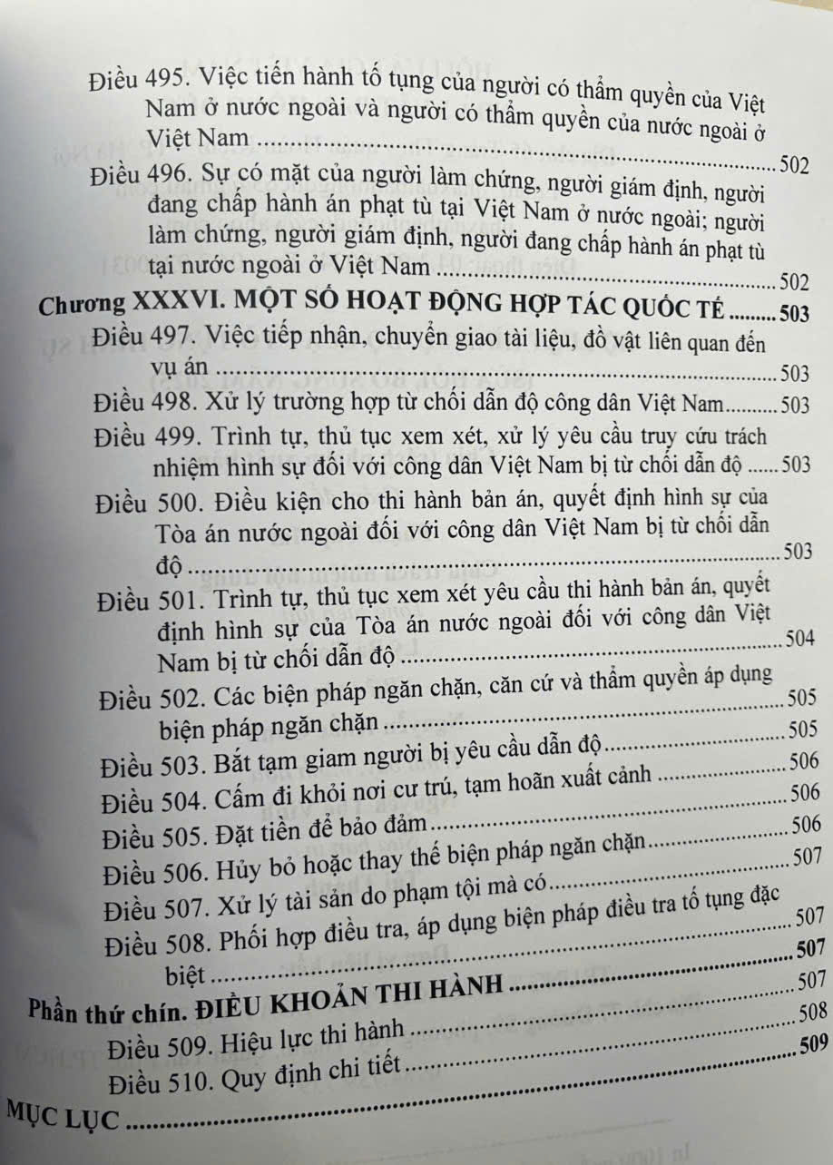 Bộ luật Hình sự, Bộ luật Tố tụng Hình sự (sửa đổi, bổ sung năm 2025, chưa hợp nhất)