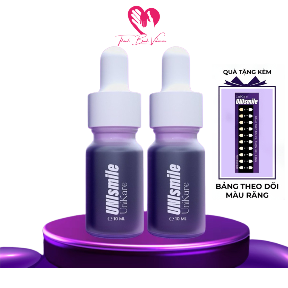 Serum Trắng Răng UNISMILE, Hỗ Trợ Cải Thiện Răng Ố Vàng 10ml