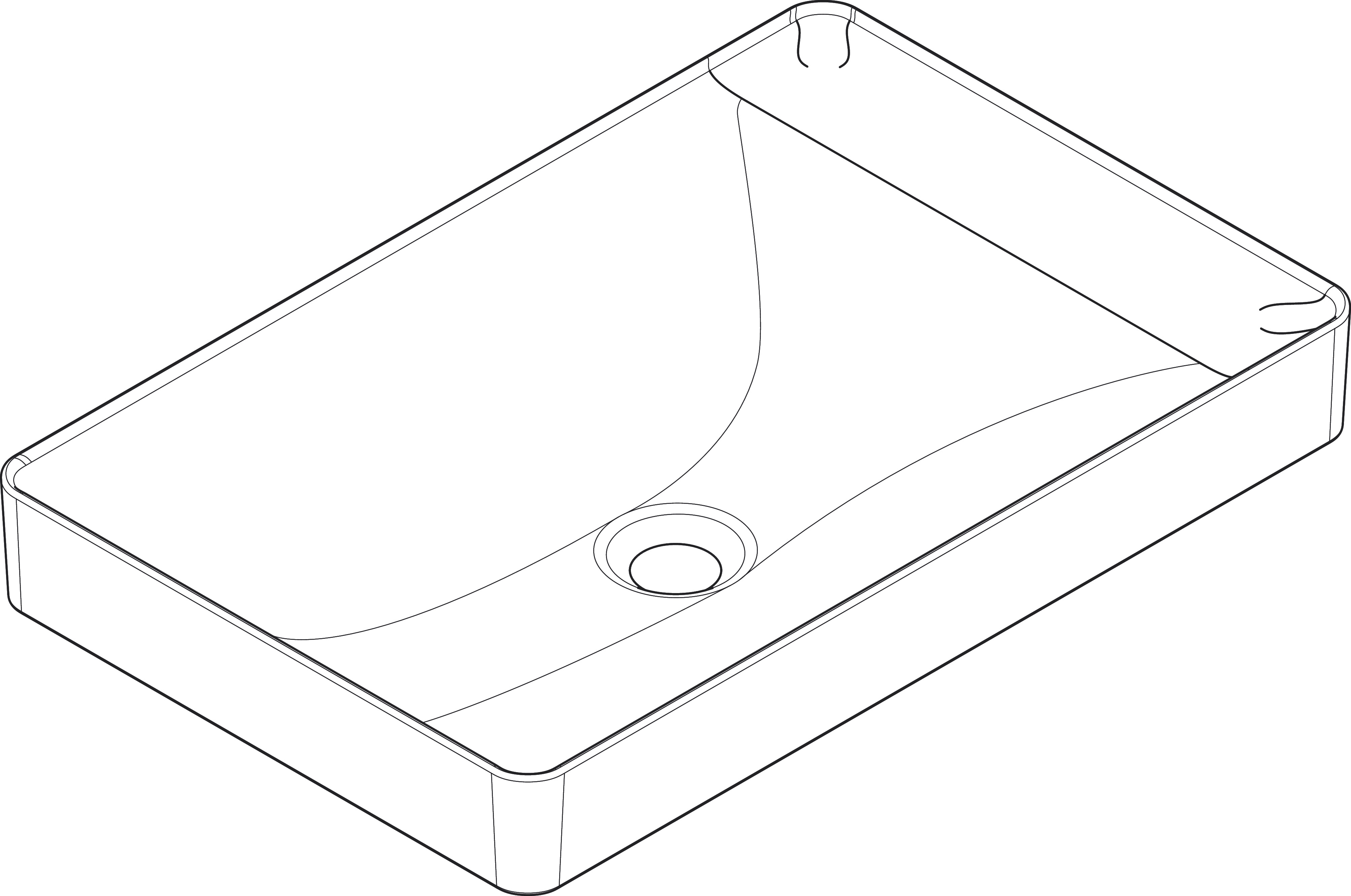 Chậu Lavabo nổi HANSGROHE 22425 - Hàng chính hãng