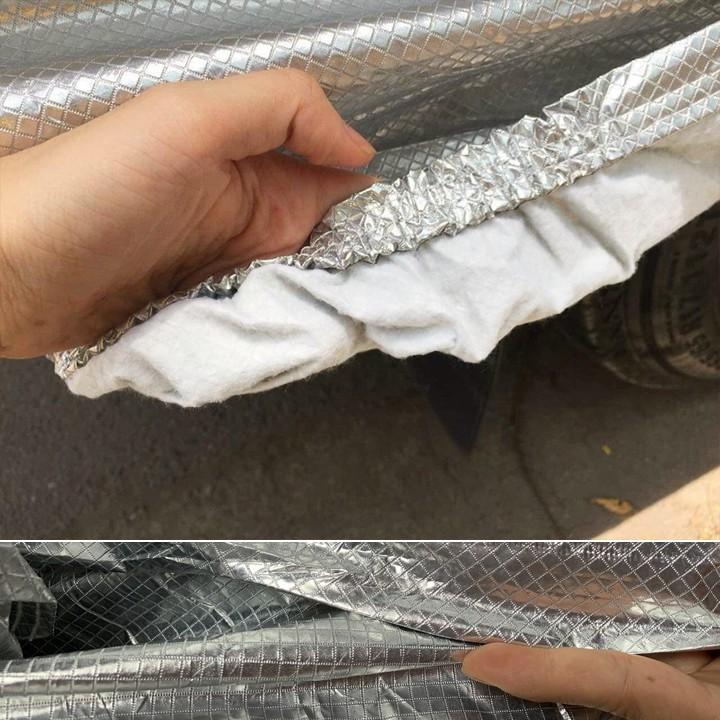 Bạt phủ xe ô tô 5 chỗ Toyota Wigo 3 lớp chống nóng, chống thấm, chống bụi. Bạt phủ xe Wigo, Bạt trùm xe hơi