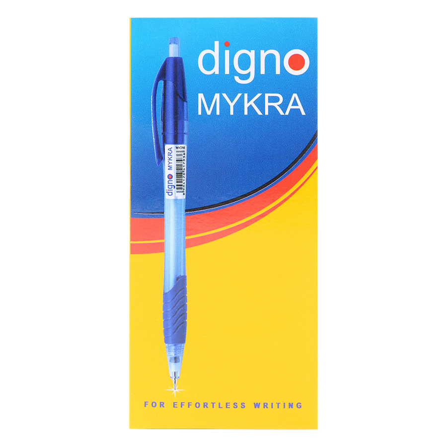 Hộp 10 Cây Viết Bi Gel Digno Mykra (Mực Đỏ)