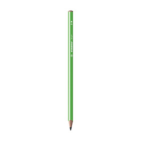 Bút chì gỗ STABILO Trio 369 2B thân tam giác sọc trắng - Cam