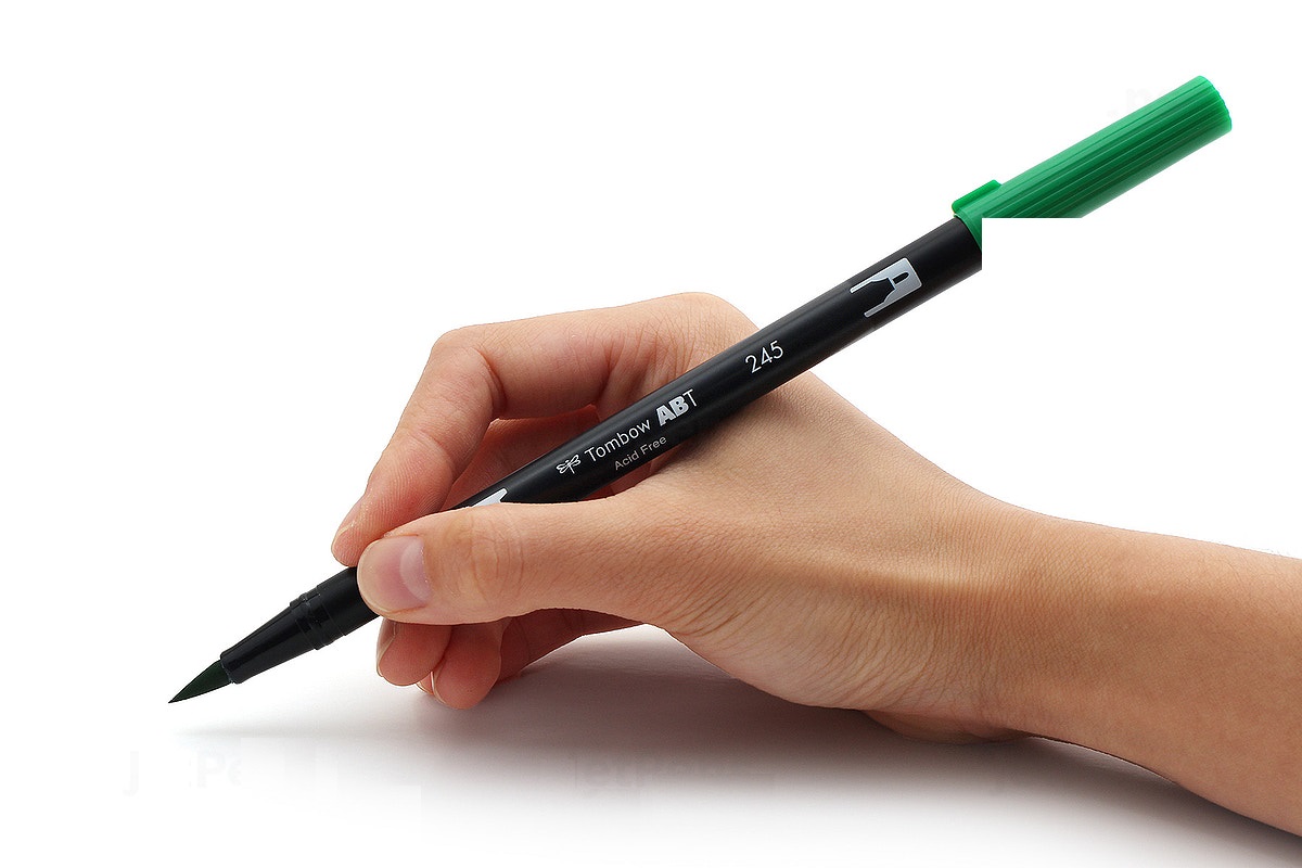 Bút lông cọ hai đầu Tombow ABT Dual Brush Pen - Brush/ Bullet - Hot Pink (743)