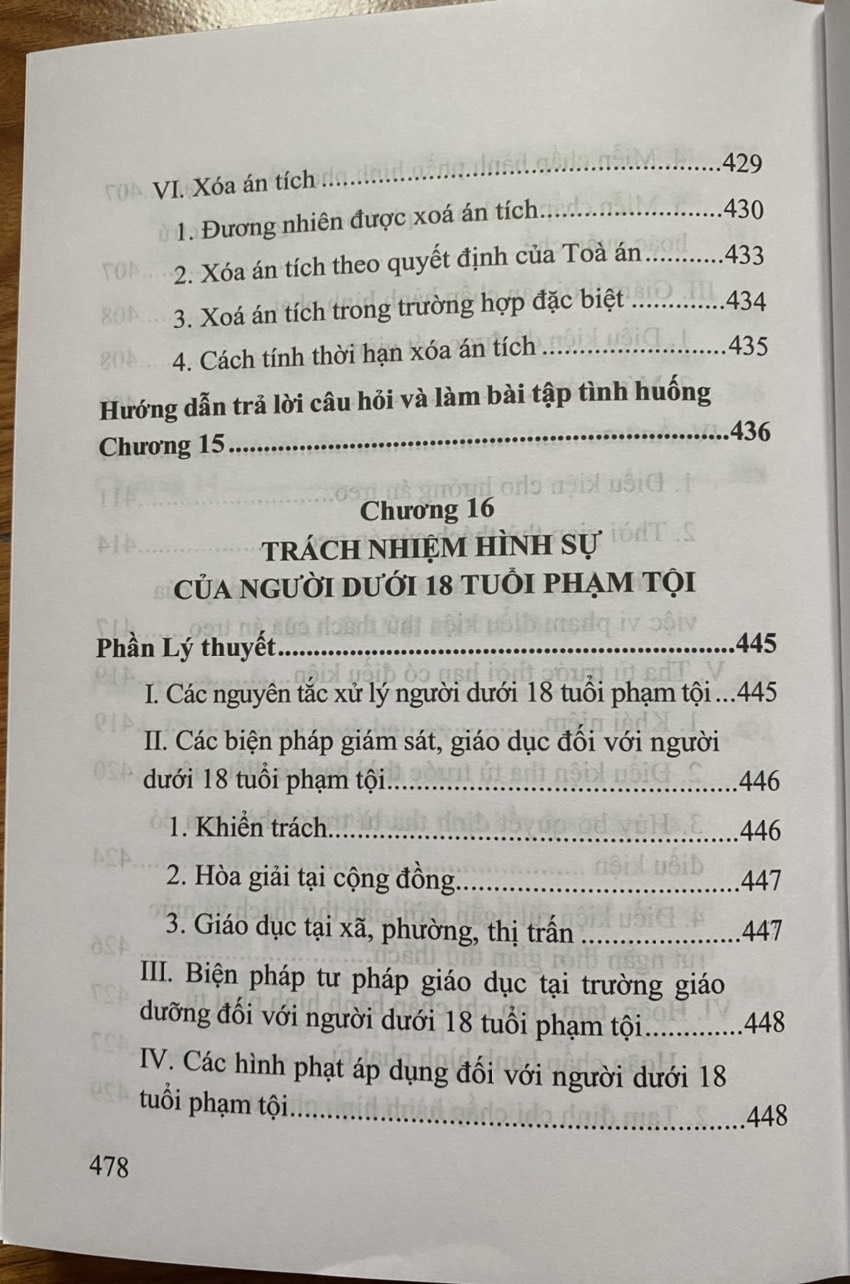 Hướng dẫn môn học Luật Hình Sự -Tập 1 - Phần Chung