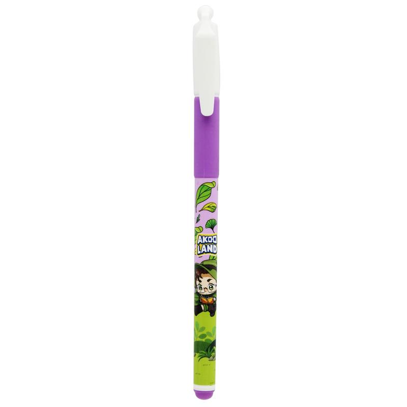 Bút Gel 0.5 mm - Nhân Vật Akooland Tahi - Thiên Long Gel-012/AK - Mực Tím