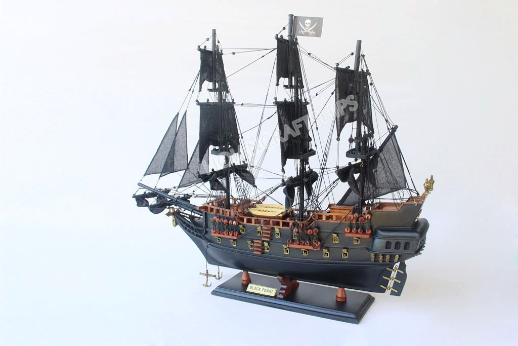 Mô hình thuyền Black Pearl (Ngọc Trai Đen) (dài 63cm)
