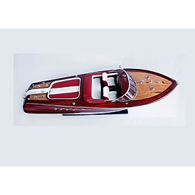 Mô hình tàu cao tốc Riva Aquarama 50cm (Nệm đỏ trắng)