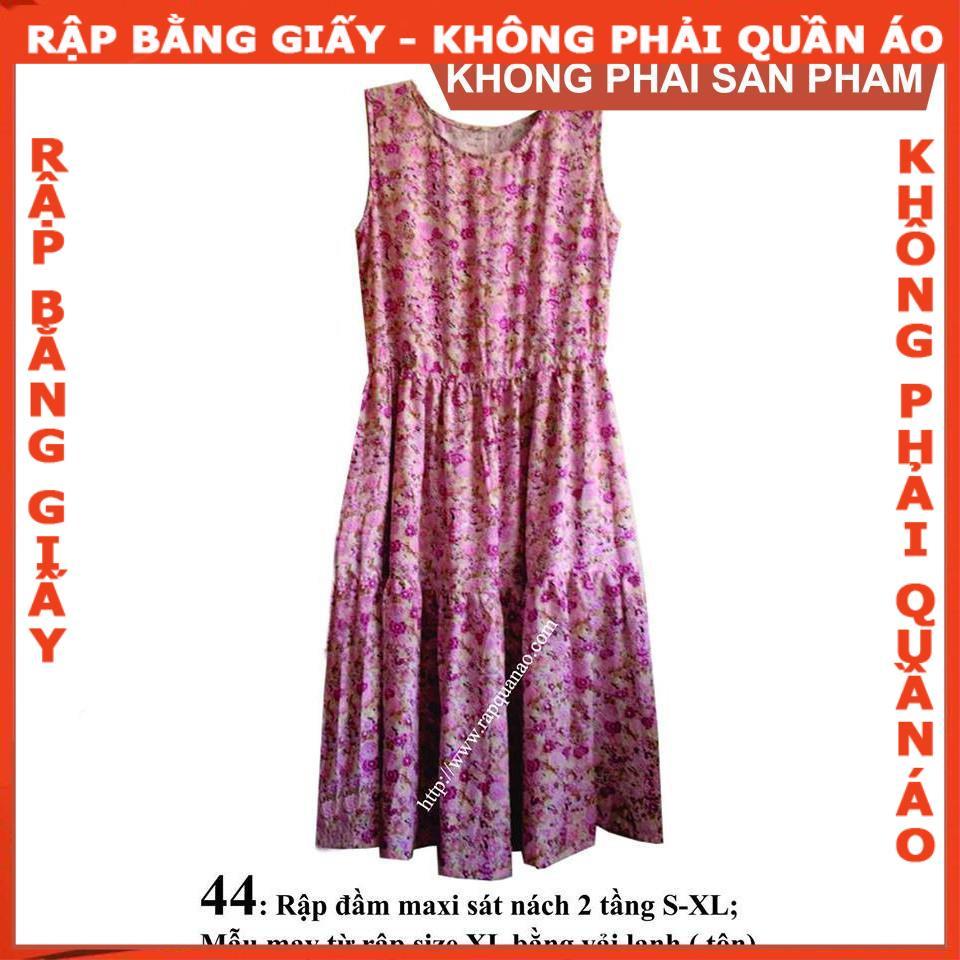 Rập giấy A0 mã 44 - Rập K & B Handmade (BẢN VẼ)