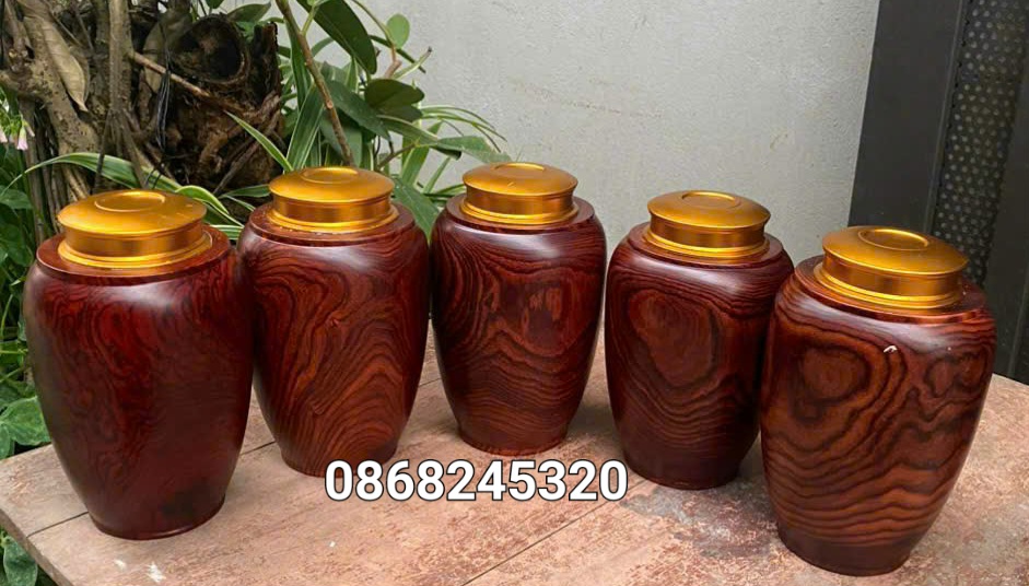 Hộp đựng trà ( chè ) bằng gỗ trắc kt cao 20×11cm