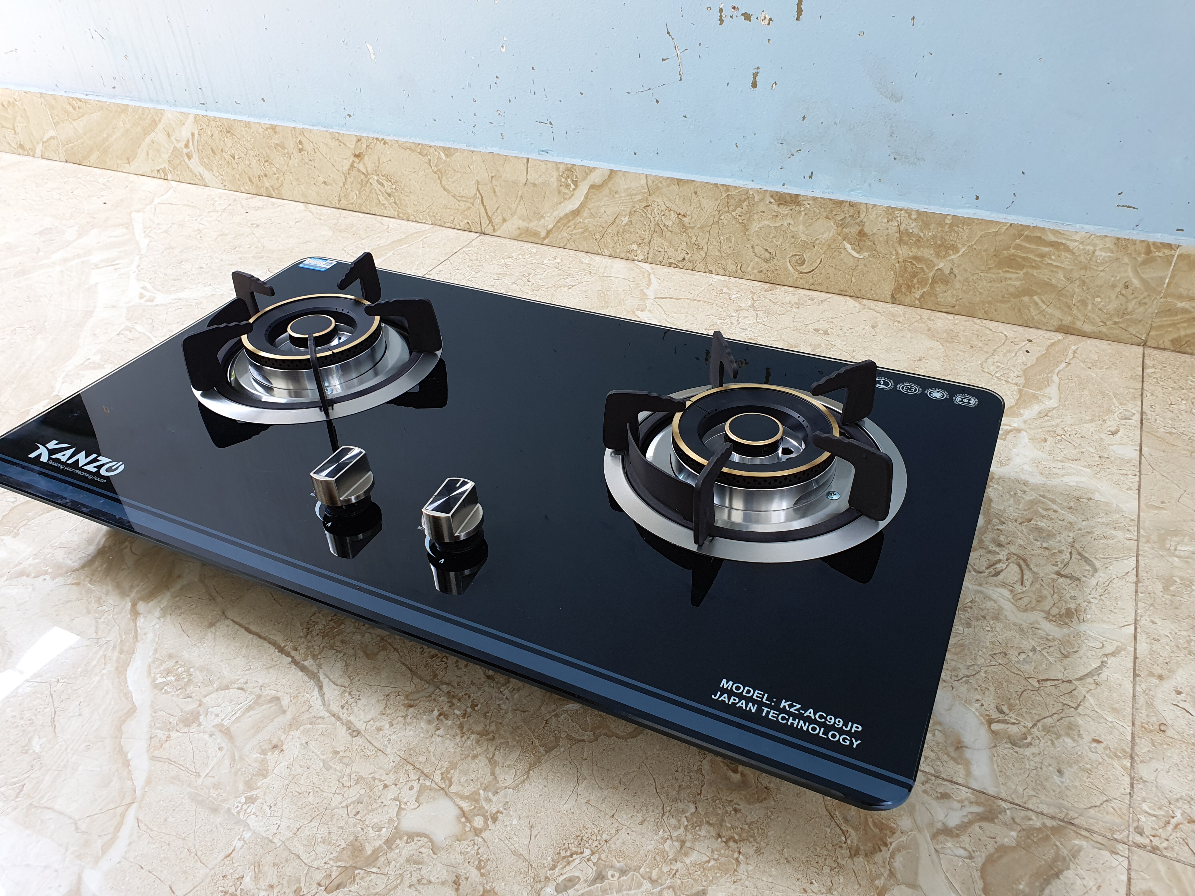 Bếp Gas Âm Kanzo KZ - AC98JP Japan Technology Hàng Chính Hãng