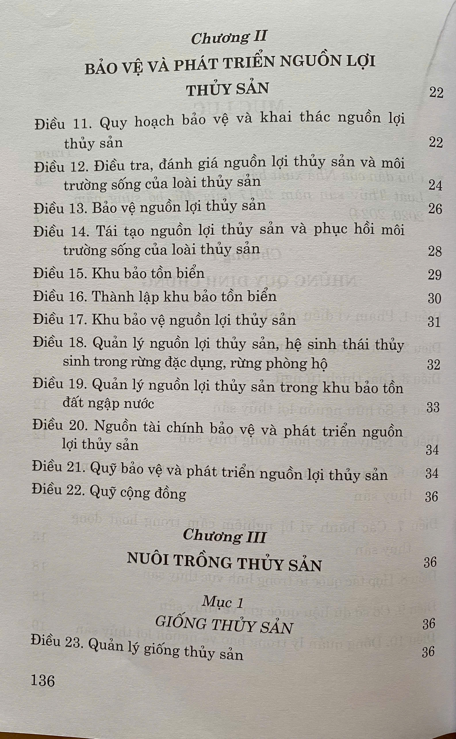 Luật Thuỷ Sản ( Sửa đổi, bổ sung năm 2020, 2024)