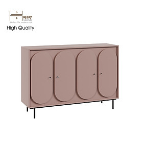 [Happy Home Furniture] SWEETY, Tủ đựng đồ 4 cửa mở - chân sắt, 140cm x 40cm x 95cm ( DxRxC), TCM_062