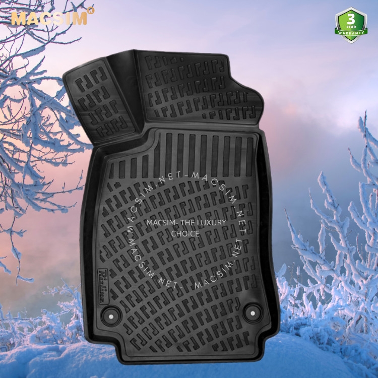 Thảm lót sàn ô tô nhựa TPU Silicon Audi A4 B8 (typ 8k) 2008- 2016 Nhãn hiệu Macsim
