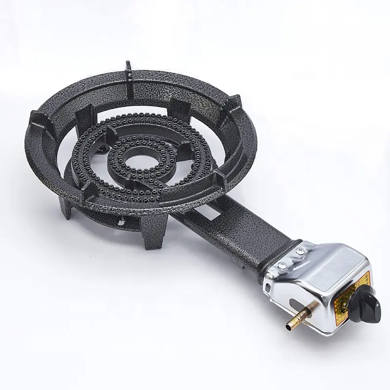 Combo Bếp Gas Công Nghiệp Chuyên Dụng Hầm Chiên Kho OWANI WN-280C Sơn Tĩnh Điện Loại To 5 Chân Kèm Van Dây - Hàng Chính Hãng